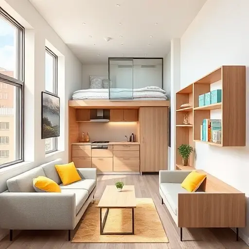 Облегченное планирование внутренней планировки для малых квартир и студий